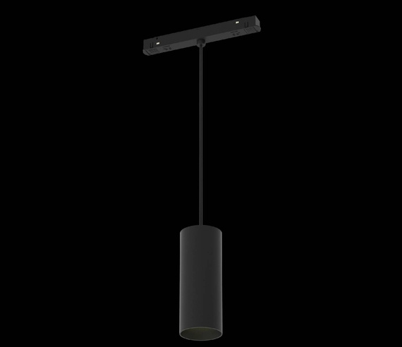 Lampa wisząca szynowa Focus LED czarny (TR041-4-12W3K-M-DS-B) - Maytoni