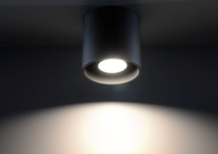 Orbis 1 czarny SL.0016 Sollux Lighting Lampa sufitowa