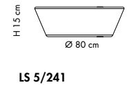 PARIGI LS 5/241 biała Lampa Sufitowa 80 cm Sillux